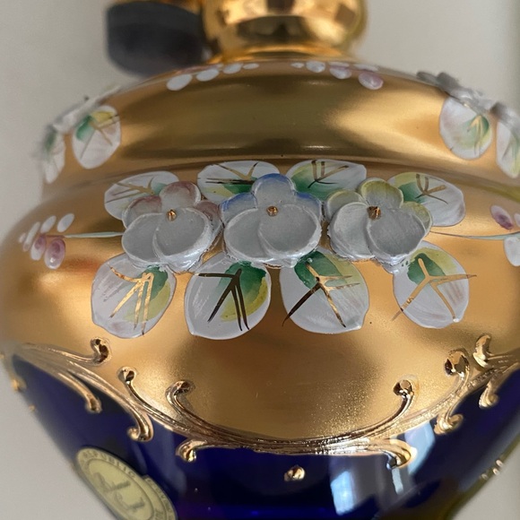 NWB Parfume Bottle Blue High Enamel - Picture 5 of 12